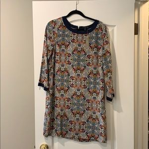 JCrew floral shift dress size 8